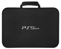 Сумка для консоли и геймпадов PS5 slim Black