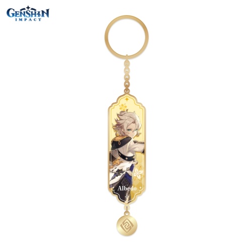 Брелок металический Character Banner Art Metal & Resin Keychain Secretum Secretorum Albedo[ПОДАРКИ]