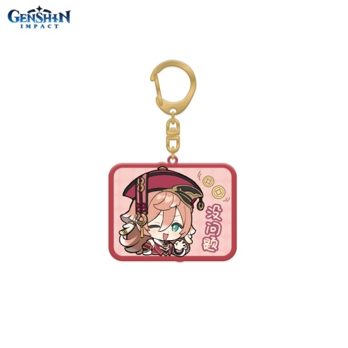 Брелок акриловый Chibi Expressions Character Acrylic Keychain Yanfei[ПОДАРКИ]